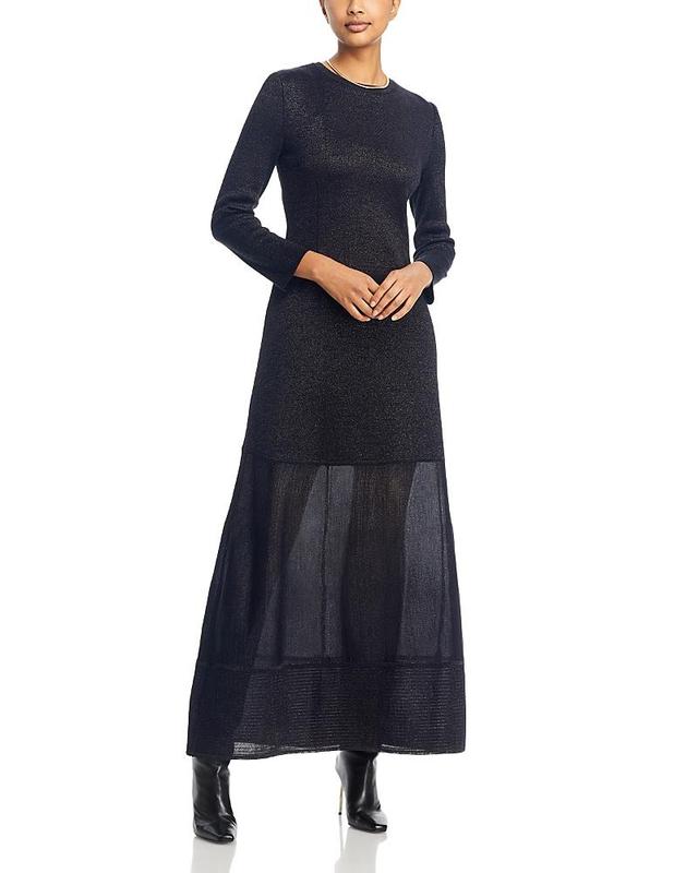 Misook Shimmer Knit Maxi Dress Product Image