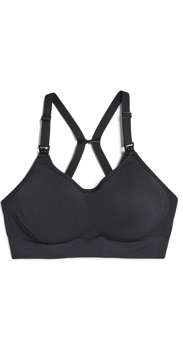 Ingrid & Isabel Cooling Nursing Pumping Bra Black L Product Image