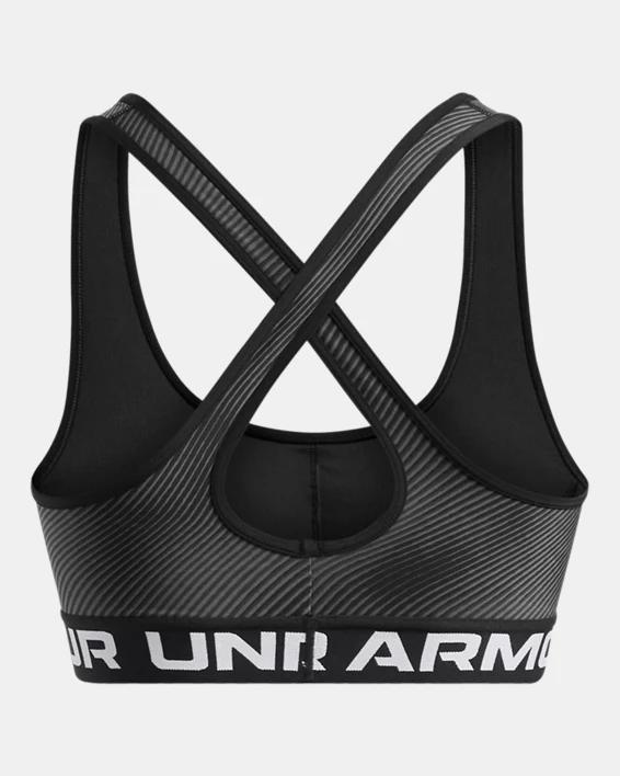 Women's Armour® Mid Crossback Printed Sports Bra Product Image