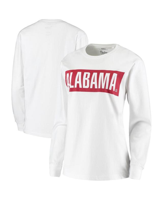 Womens Pressbox Alabama Crimson Tide Big Block out Long Sleeve T-Shirt Product Image