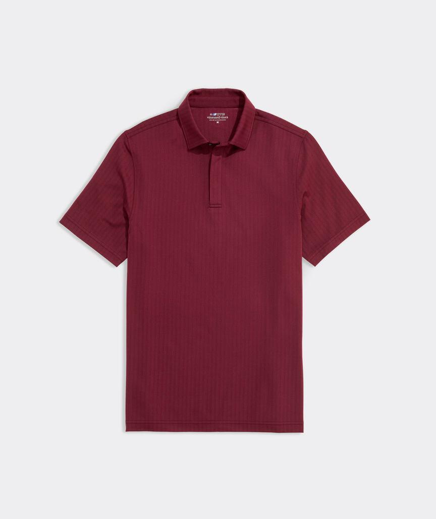 On-The-Go Herringbone Jacquard Polo Product Image