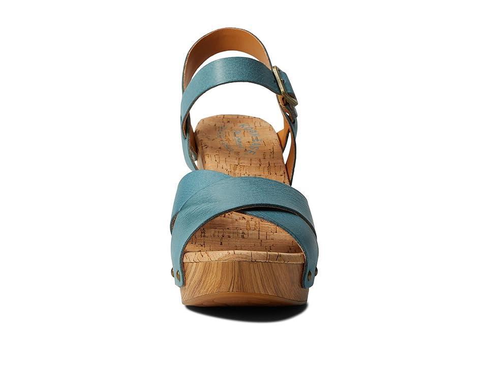 Kork-Ease Drew Leather Cross Banded Platform Sandals Product Image