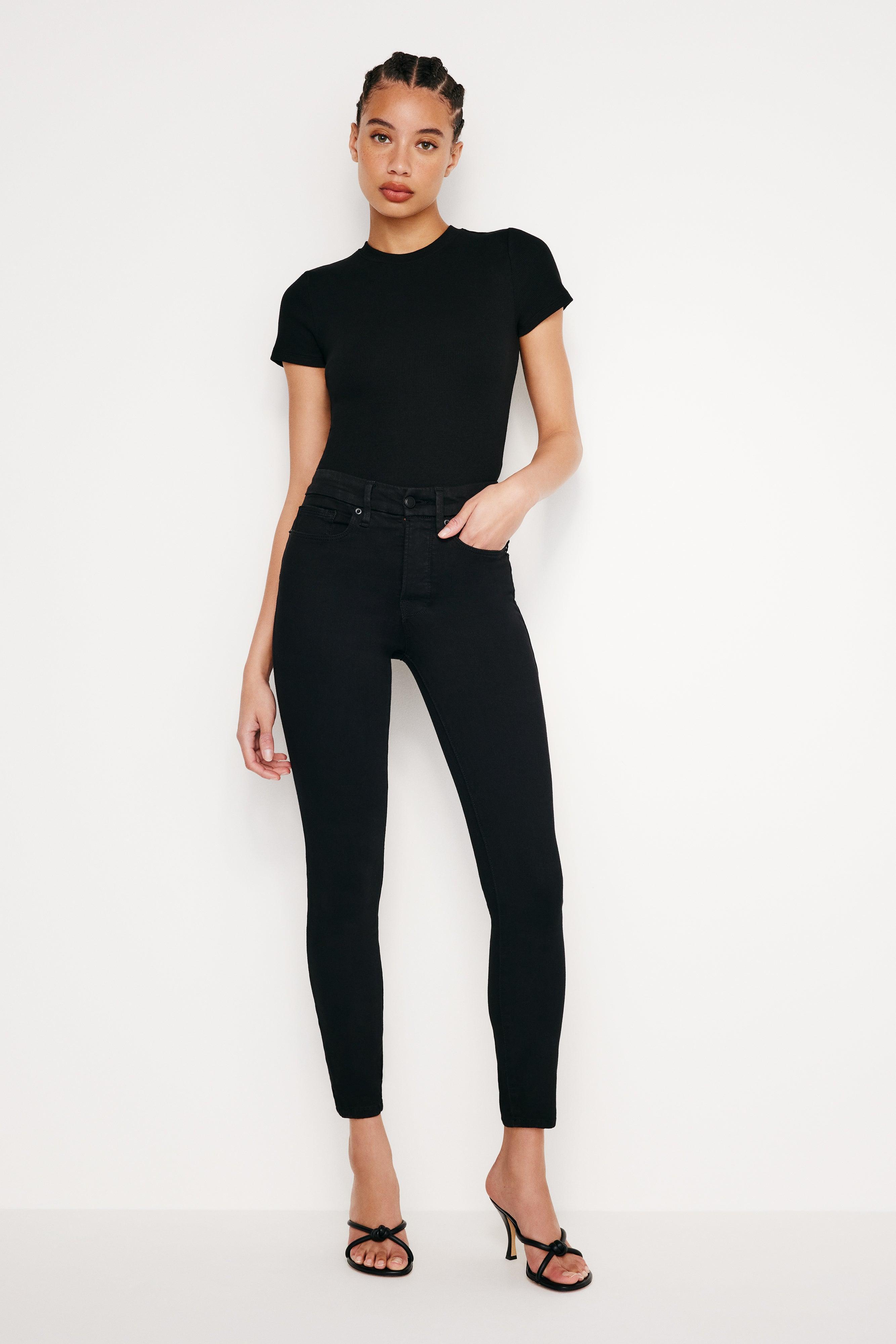 GOOD LEGS SKINNY CROPPED JEANS | BLACK001 product image