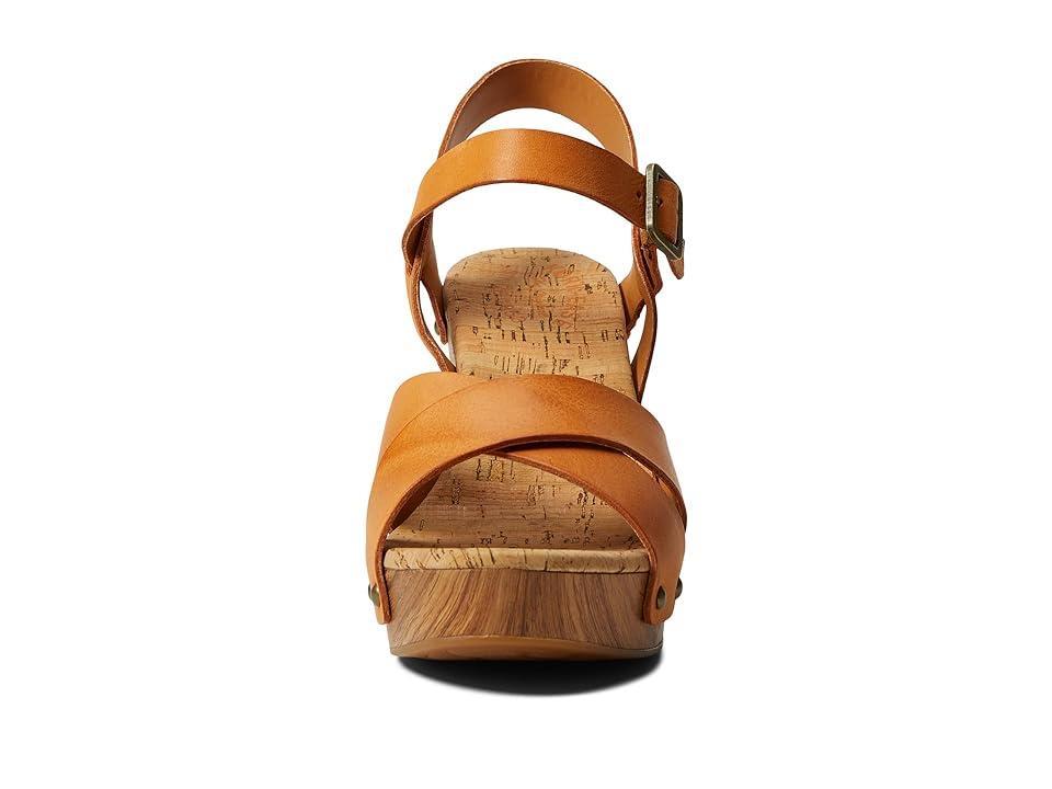 Kork-Ease Drew Leather Cross Banded Platform Sandals Product Image