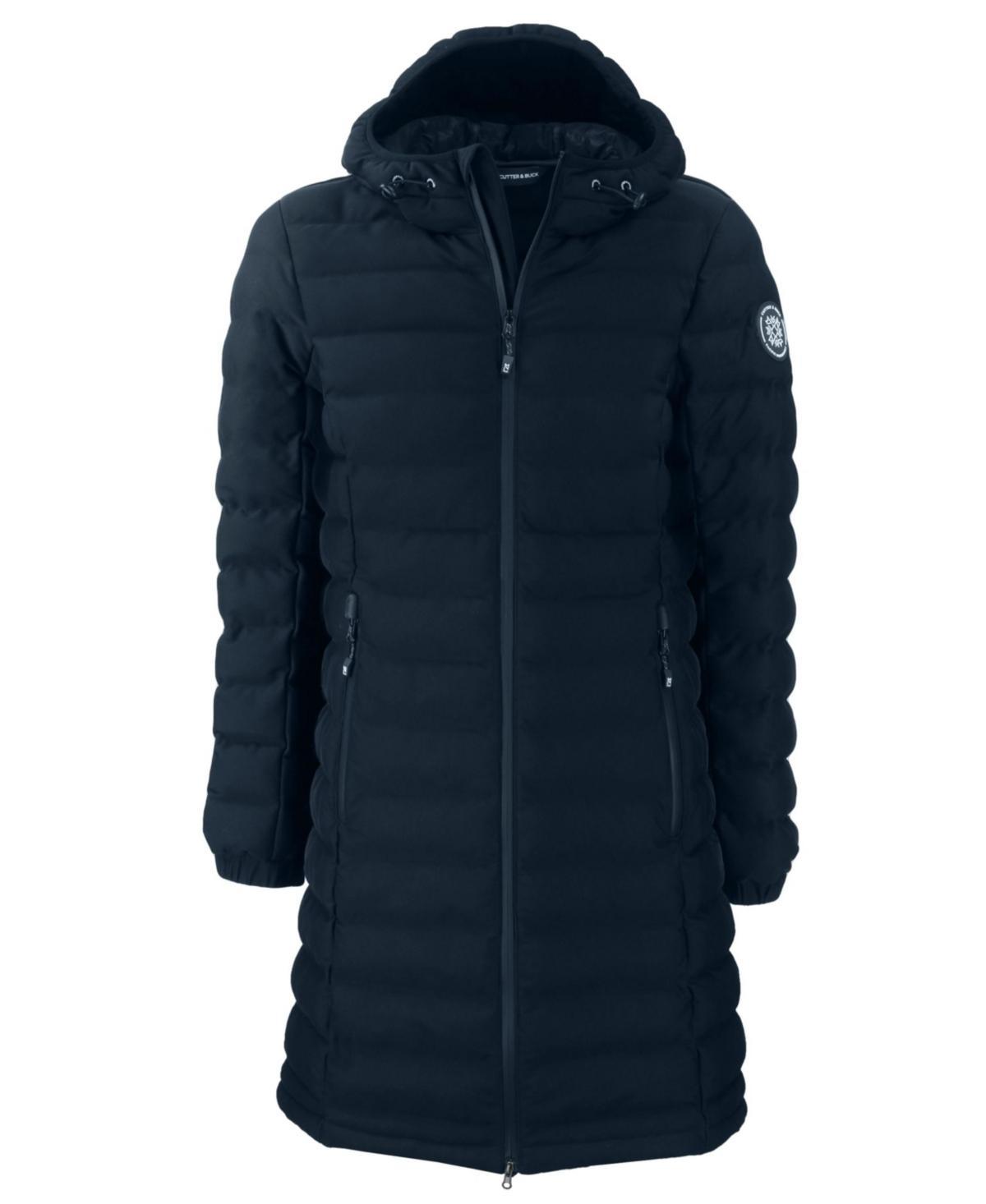 Cutter & Buck Womens Mission Ridge Repreve Eco Insulated Long Puffer Jacket Product Image