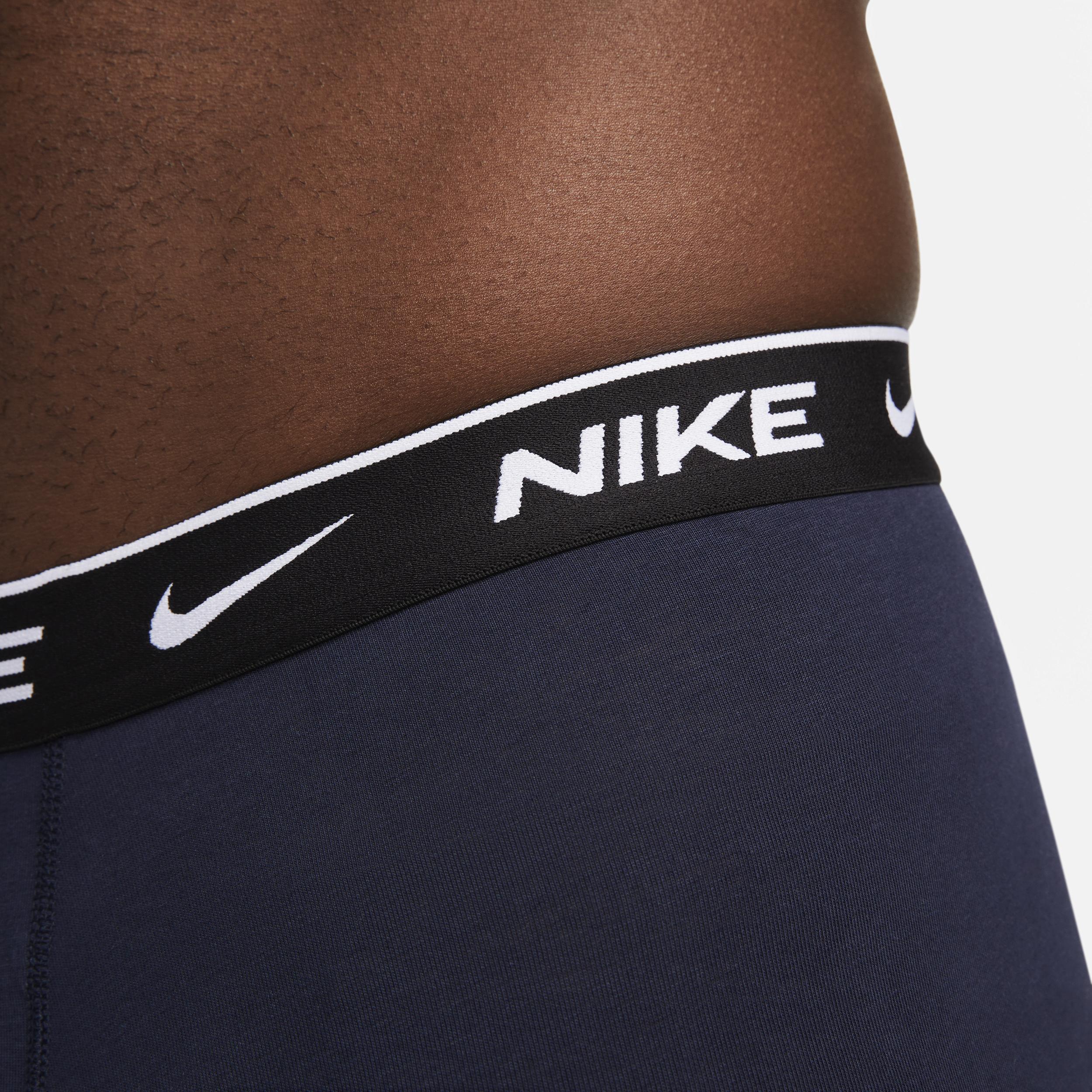 Mens Nike Dri-FIT Essential 3-pack Stretch Long-Leg Boxer Briefs Blue Product Image