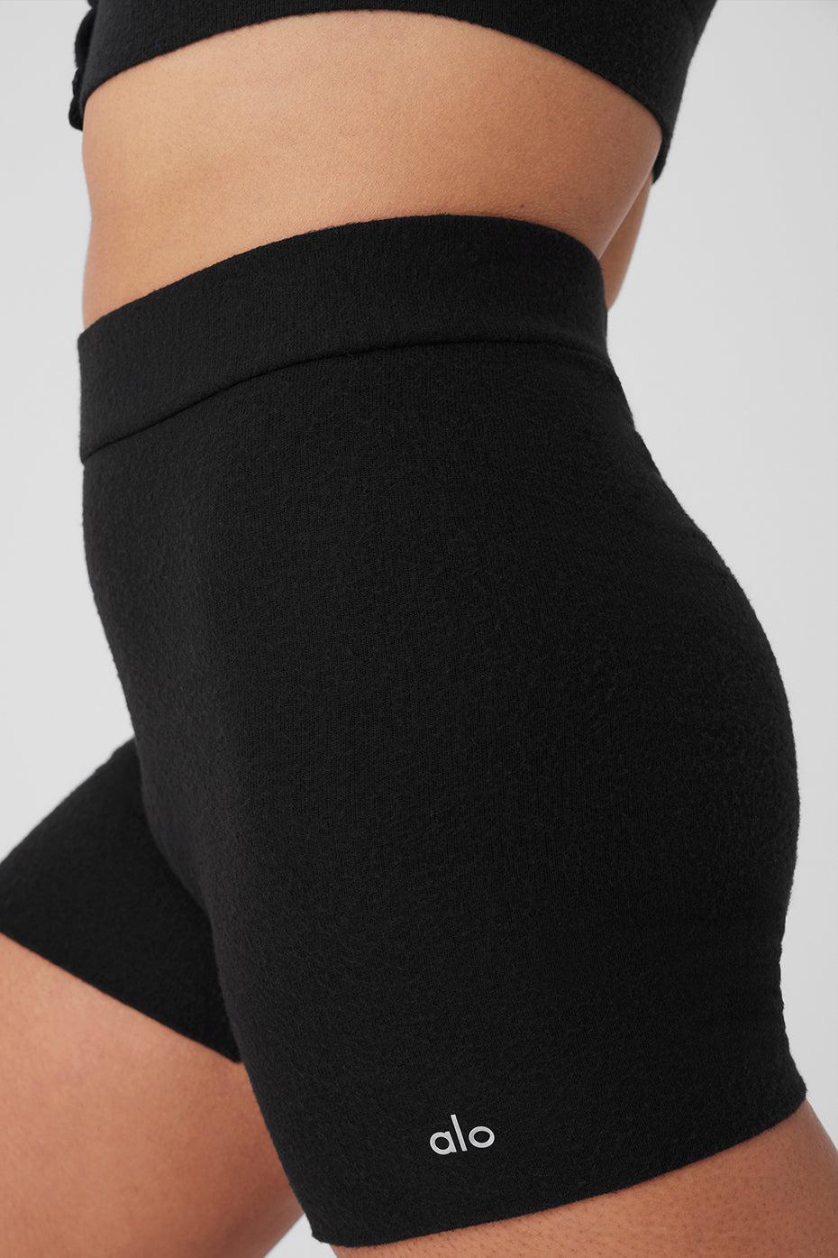 Alolux High-Waist Me Time Short - Black Female Product Image