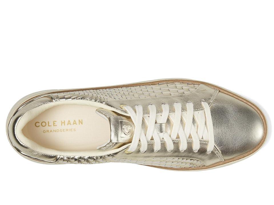 Cole Haan Grandpro Topspin Sneakers (Soft Genevieve Weave Leather/Ivory) Women's Shoes Product Image