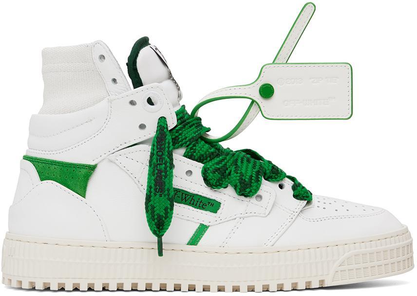 White & Green 3.0 Off Court Sneakers Product Image