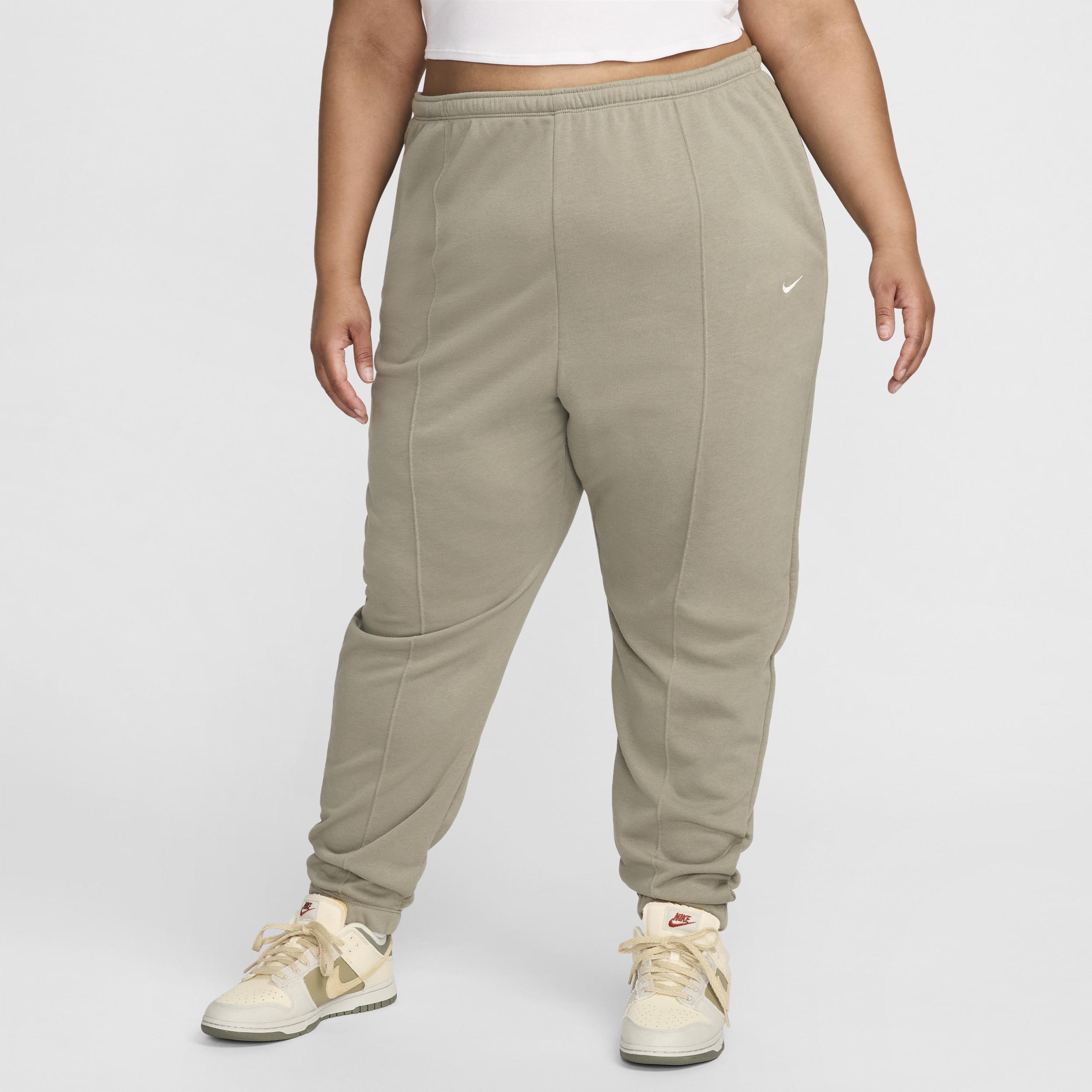 Womens Nike Sportswear Chill Terry Slim High-Waisted French Terry Sweatpants (Plus Size) product image