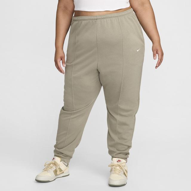 Womens Nike Sportswear Chill Terry Slim High-Waisted French Terry Sweatpants (Plus Size) Product Image