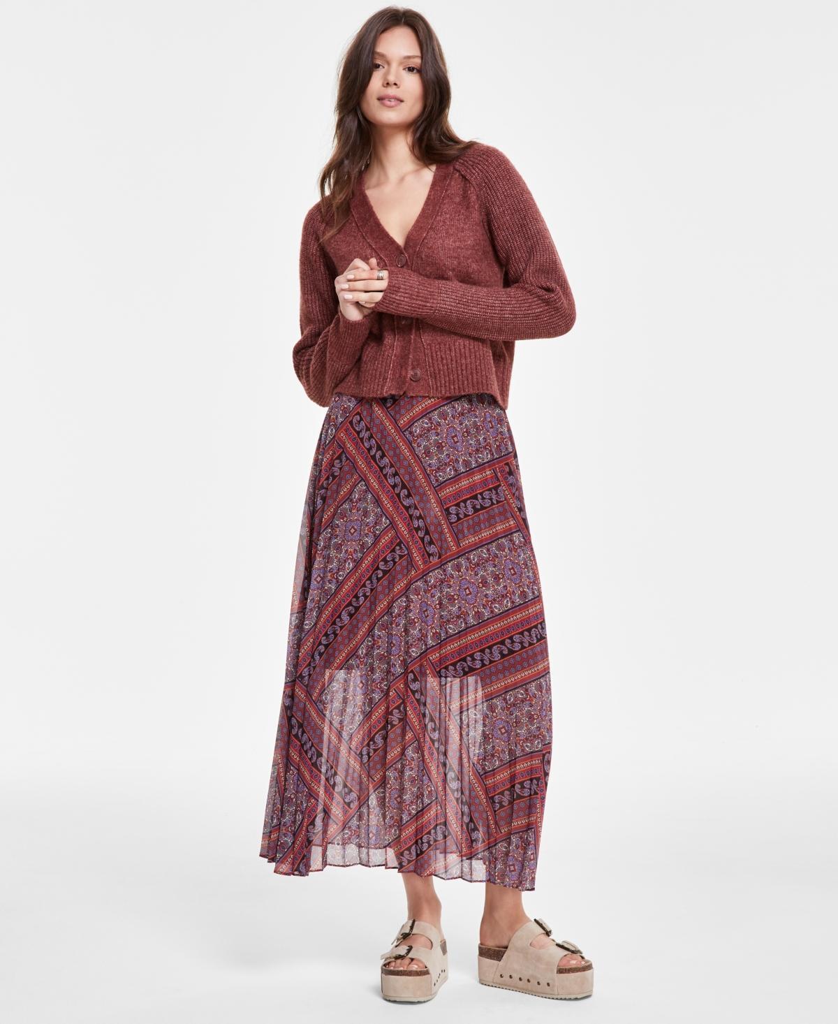 Steve Madden Womens Coppola Pleated Maxi Skirt product image