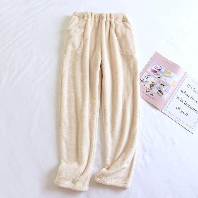 Couple Matching Plain Fleece Pajama Pants (Various Designs) Product Image