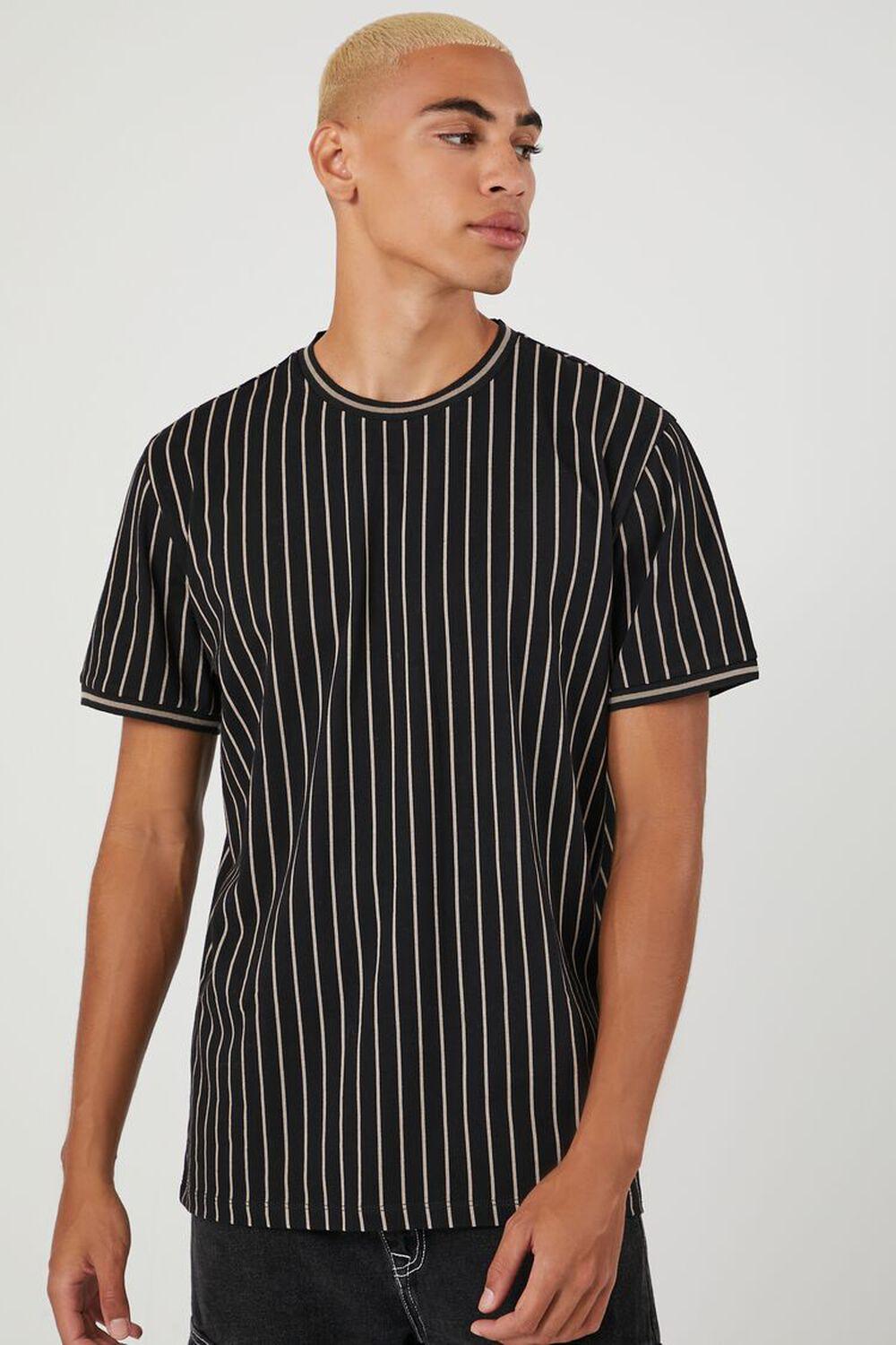 Striped Crew-Neck Tee | Forever 21 Product Image