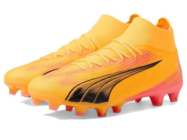 PUMA Ultra Pro Firm Ground/Artificial Ground (Sun Stream/Puma Black/Sunset Glow) Men's Shoes Product Image