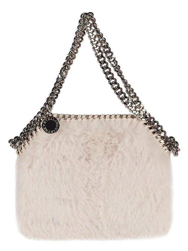 Falabella Mini Tote Bag In White Product Image