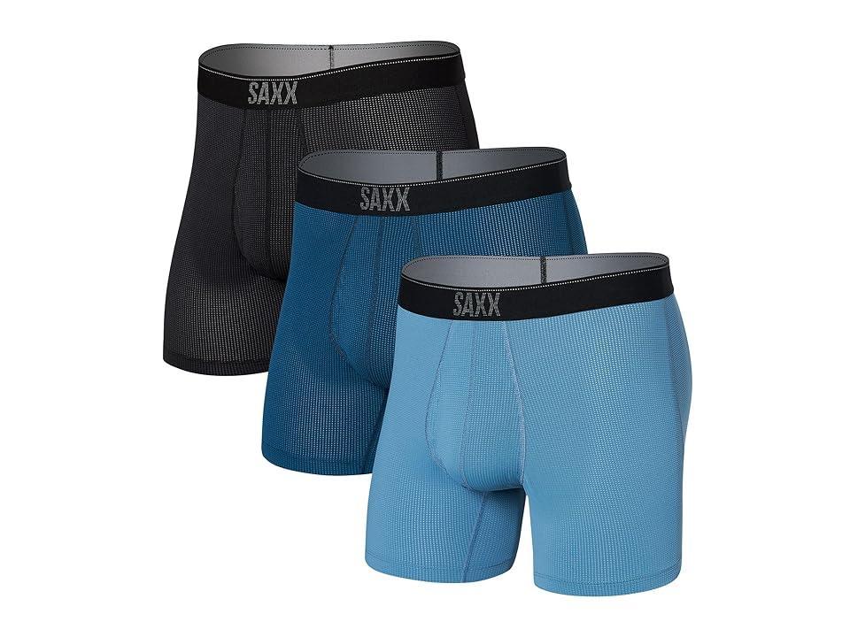 SAXX Quest Quick Dry Mesh 3-Pack Slim Fit Boxer Briefs Product Image