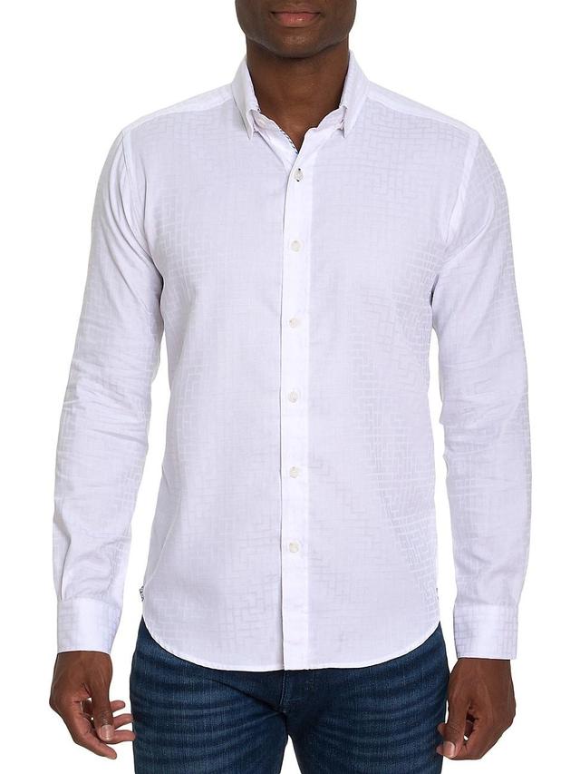 Robert Graham Amory Cotton Tailored Fit Button Down Shirt Product Image