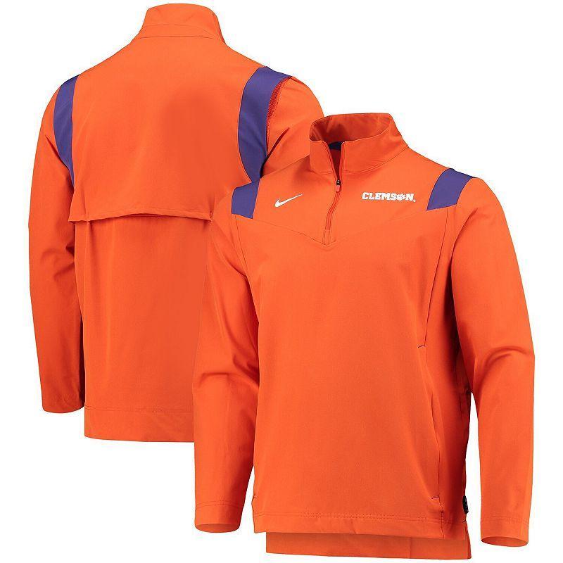 Mens Nike Clemson Tigers 2021 Team Coach Quarter-Zip Jacket Product Image