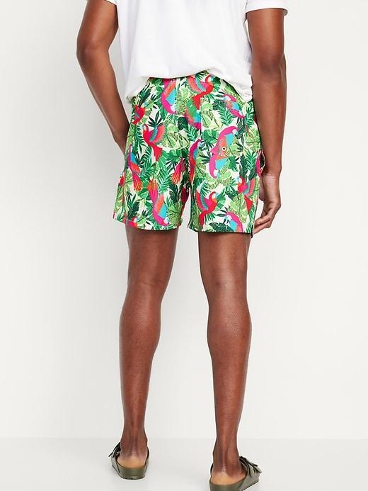 Printed Swim Trunks -- 5-inch inseam Product Image