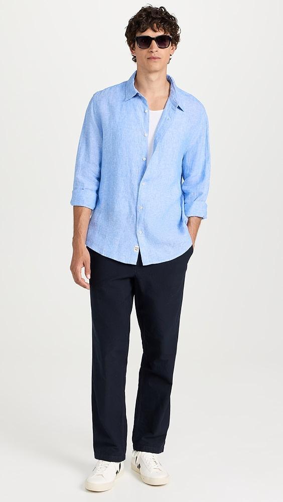 Fair Harbor The Island Long Sleeve Linen Shirt | Shopbop Product Image