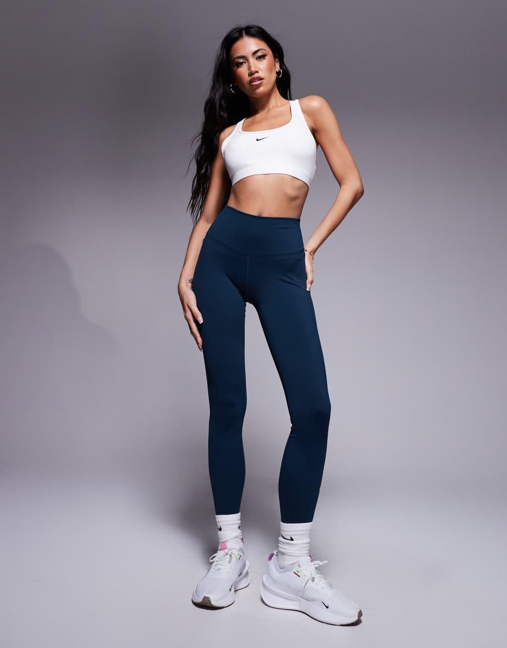 Nike Training One leggings in navy Product Image