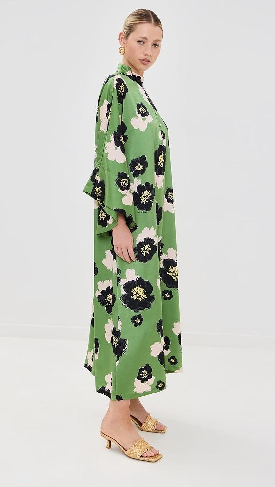 La Vie Style House Brushed Floral Maxi Caftan | Shopbop Product Image