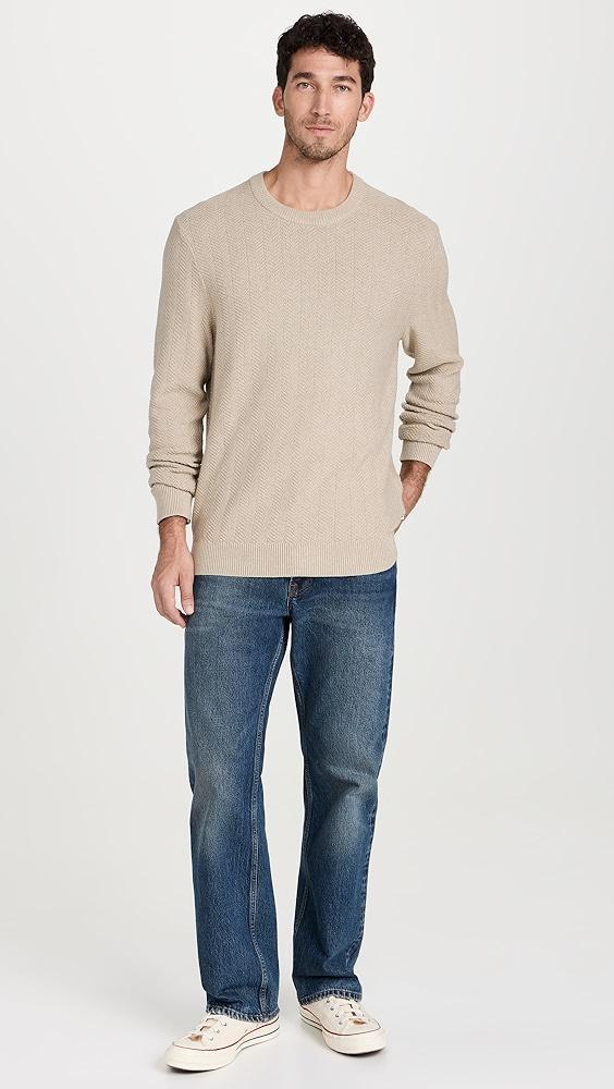 NN07 Pete Herringbone Crewneck Sweater | Shopbop Product Image