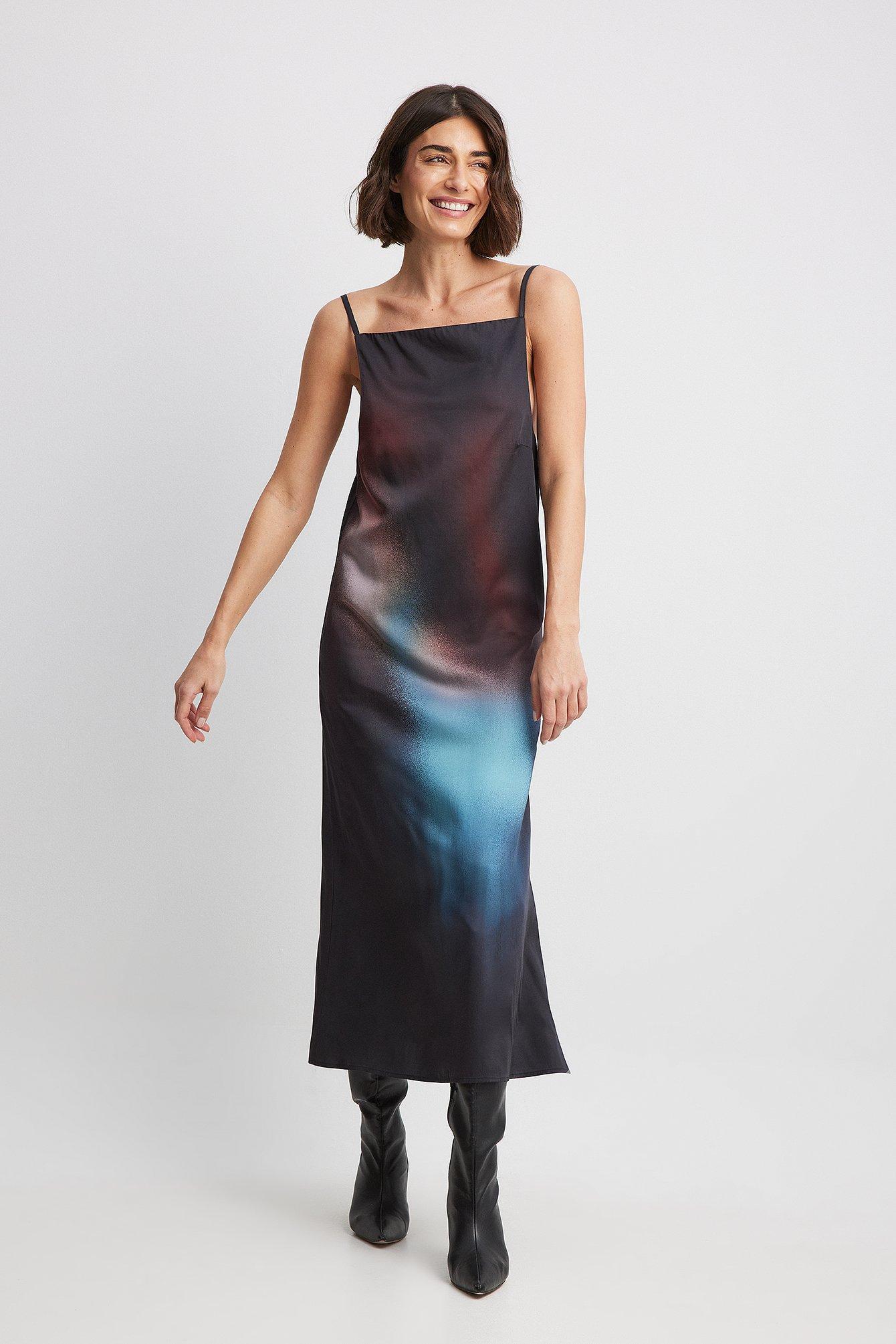 Tie Shoulders Midi Dress Product Image