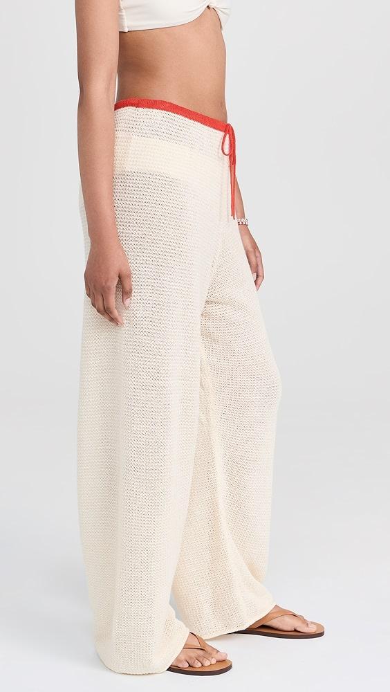 Onia Linen Knit Drawstring Pants | Shopbop Product Image