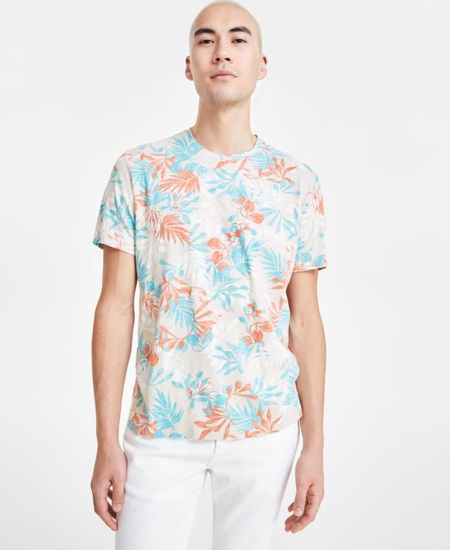 Sun + Stone Mens Oasis Short Sleeve Crewneck T-Shirt, Created for Macys Product Image