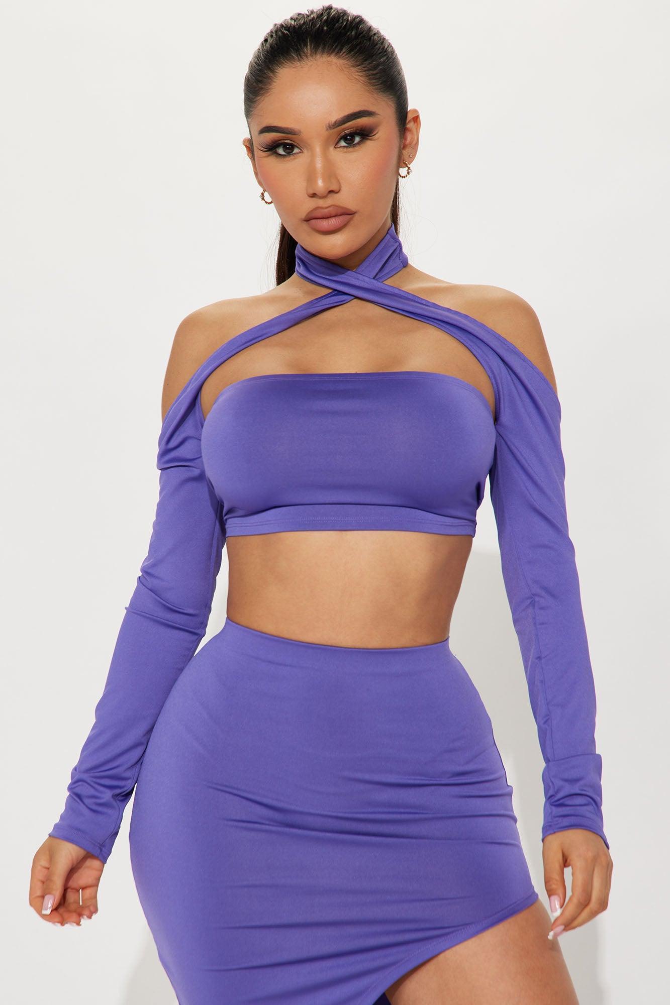 Loving You Skirt Set - Violet Product Image