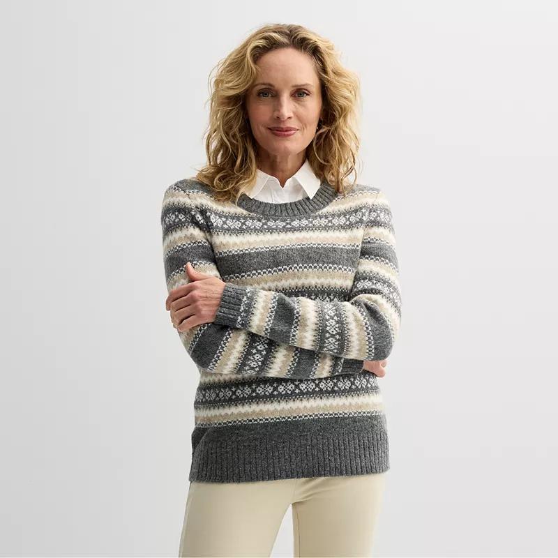 Womens Croft & Barrow Cozy Pullover Sweater product image