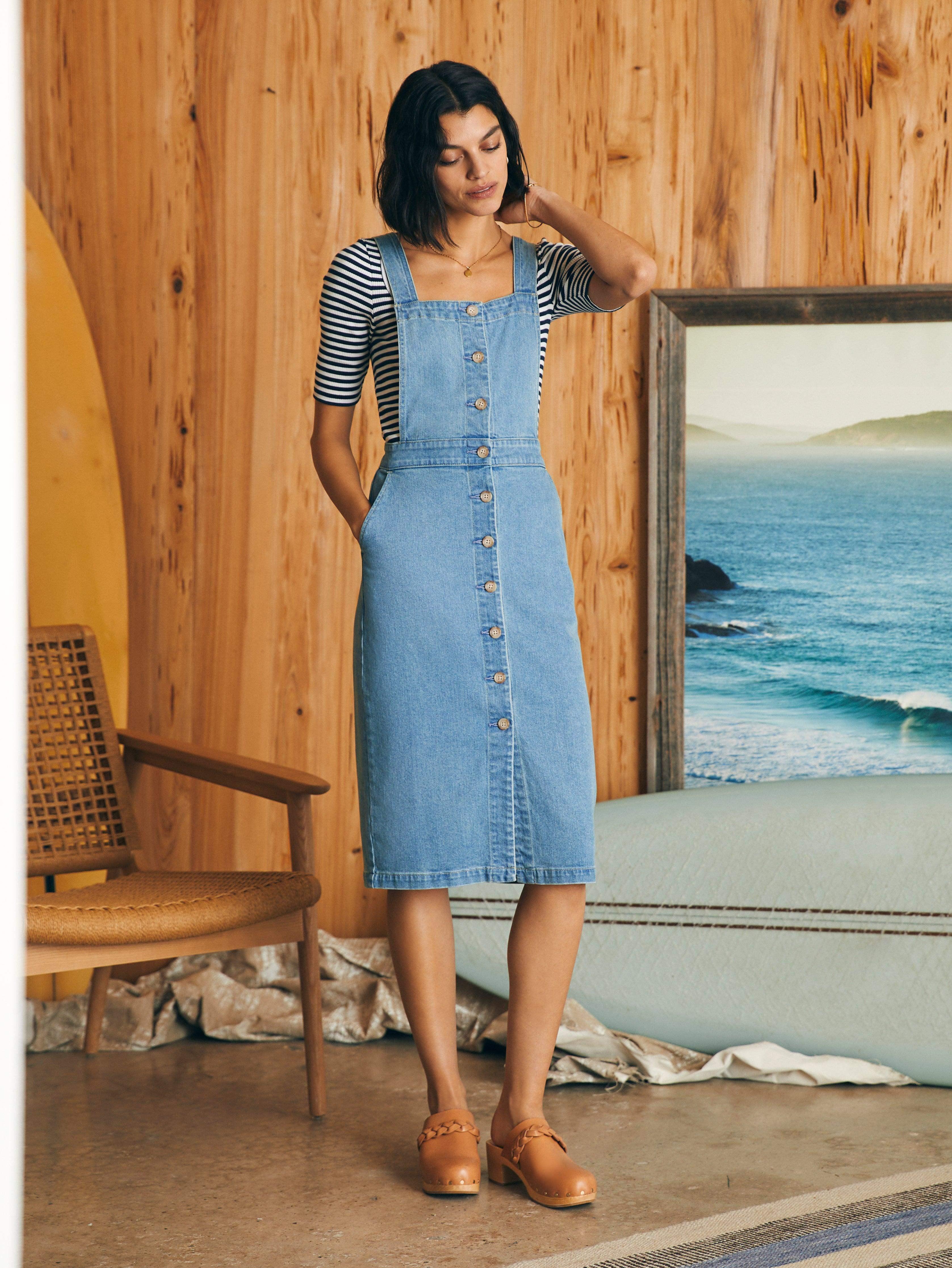 Organic Cotton Denim Remi Dress - Hanalei Wash Female Product Image