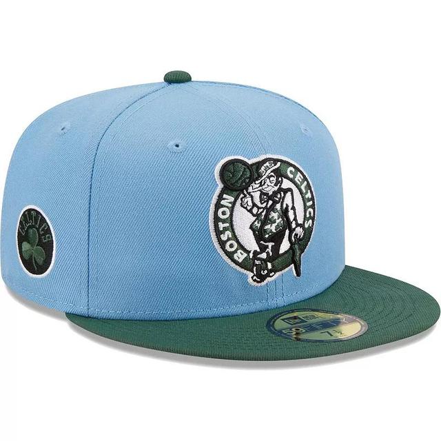 Mens New Era /Green Boston Celtics Two-Tone 59FIFTY Fitted Hat Product Image