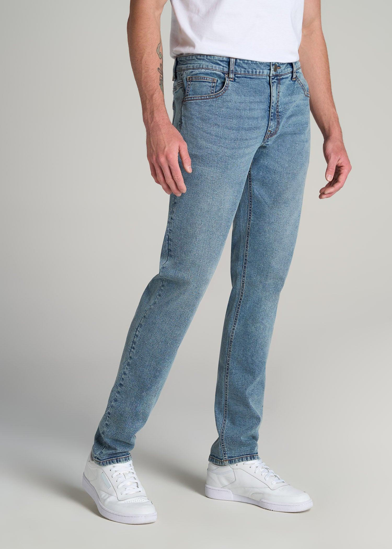 Carman TAPERED Jeans for Tall Men in Vintage Faded Blue Male Product Image