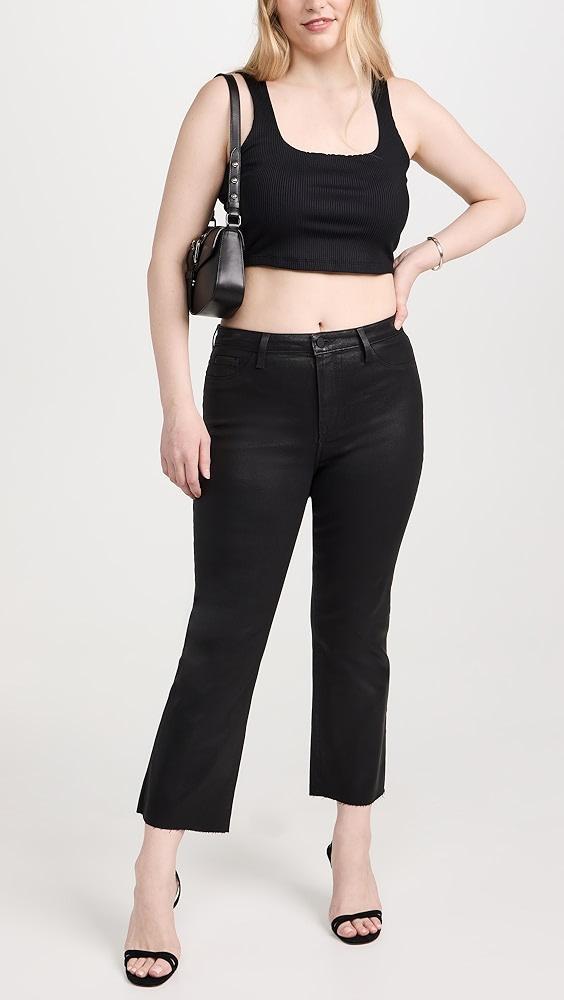 L'AGENCE Kendra High Rise Crop Flare Jeans | Shopbop Product Image