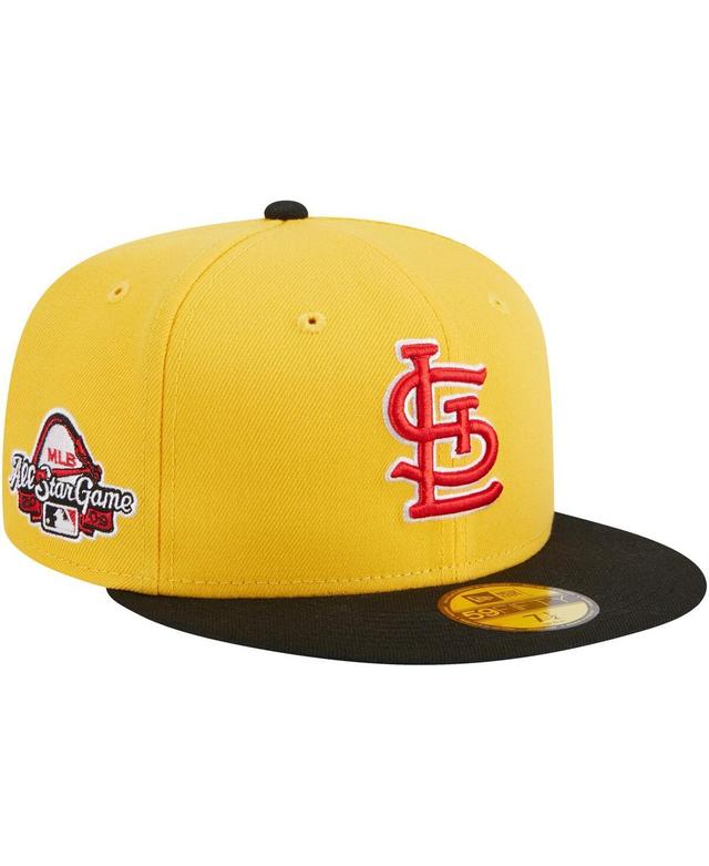 Mens New Era Yellow St. Louis Cardinals Grilled 59FIFTY Fitted Hat - Yellow Product Image