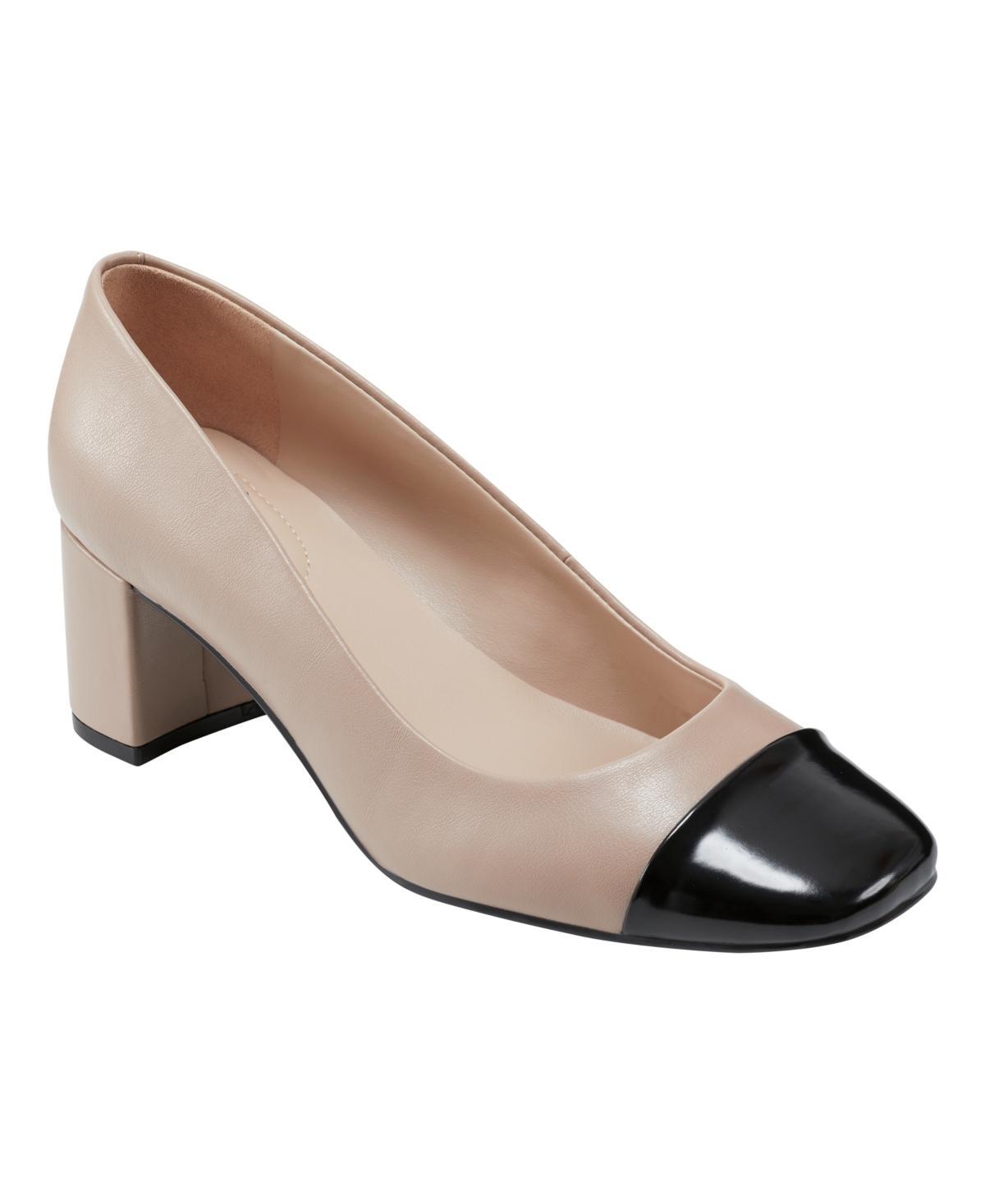 Bandolino Candy (Cream Patent/Black) High Heels Product Image