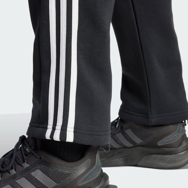 Essentials 3-Stripes Open Hem Fleece Pants Product Image