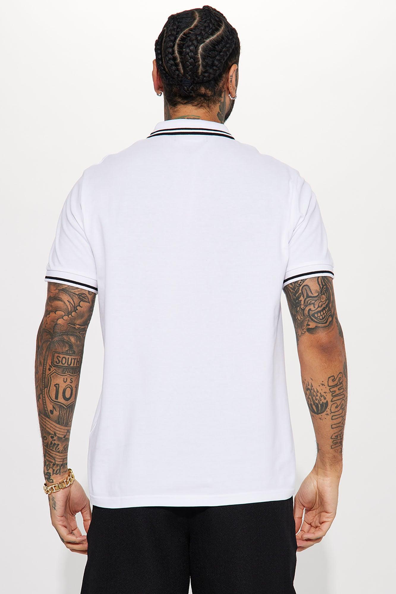 Wilson Short Sleeve Polo - White Product Image