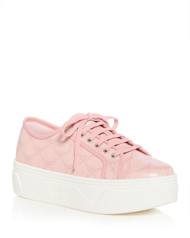 Mcm Womens Skyward Lauretos Platform Low Top Sneakers Product Image