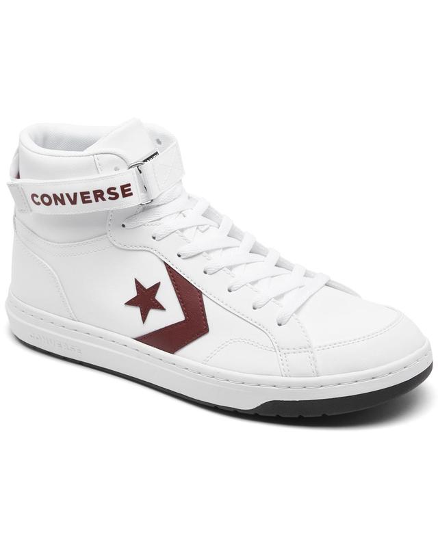 Converse Mens Pro Blaze V2 Mid-Top Casual Sneakers from Finish Line - White Product Image