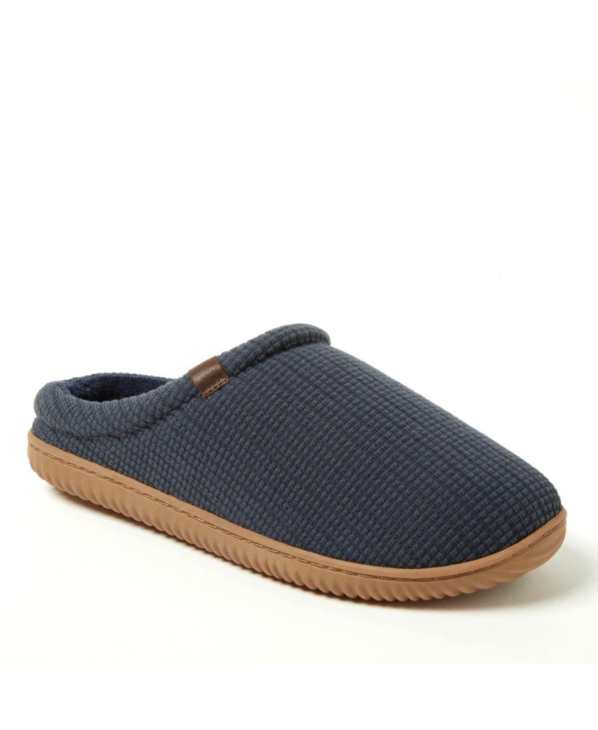 Dearfoams Case Mens Casual Clog Slippers Blue Product Image