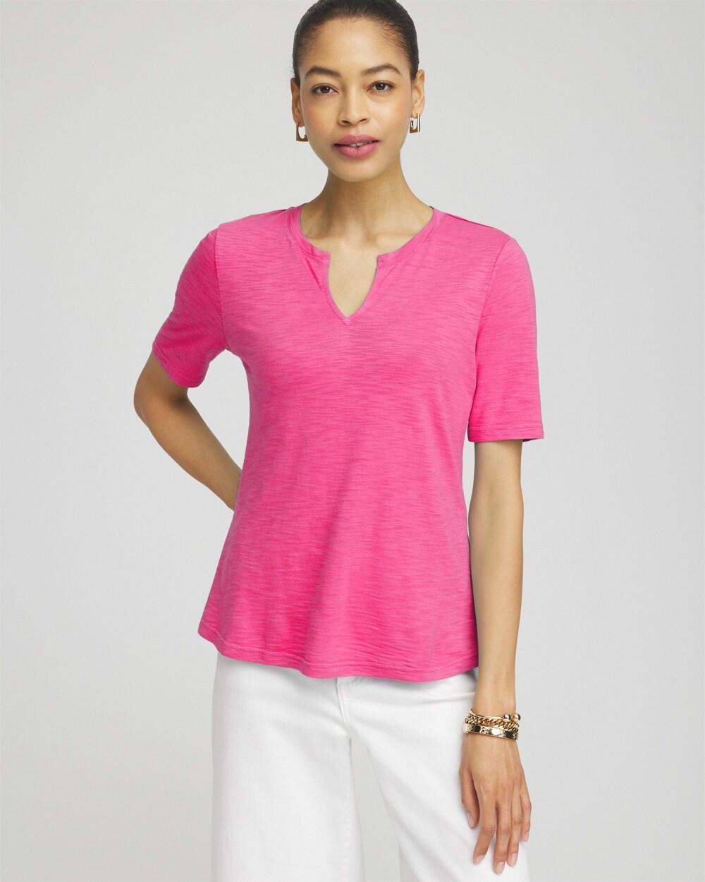 Women's Notch Neck Tee Product Image