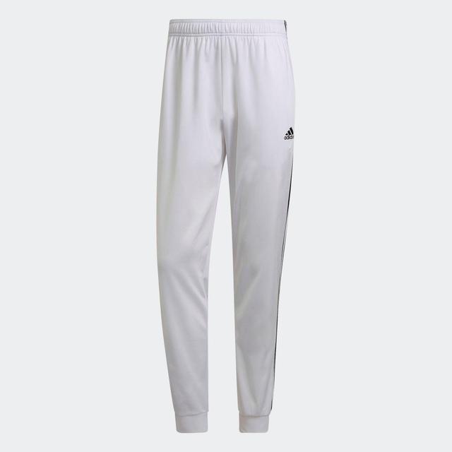 adidas Mens Warm Up Tricot Tapered Jogger Pant White, 2X-Large - Mens Athletic Pants at Academy Sports Product Image