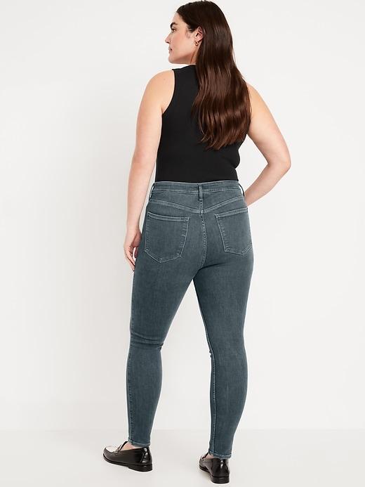 Extra High-Waisted Rockstar 360° Stretch Super-Skinny Jeans Product Image