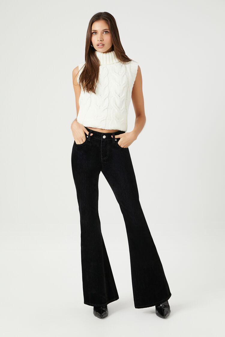 Stretch-Denim Flare Jeans | Forever 21 product image