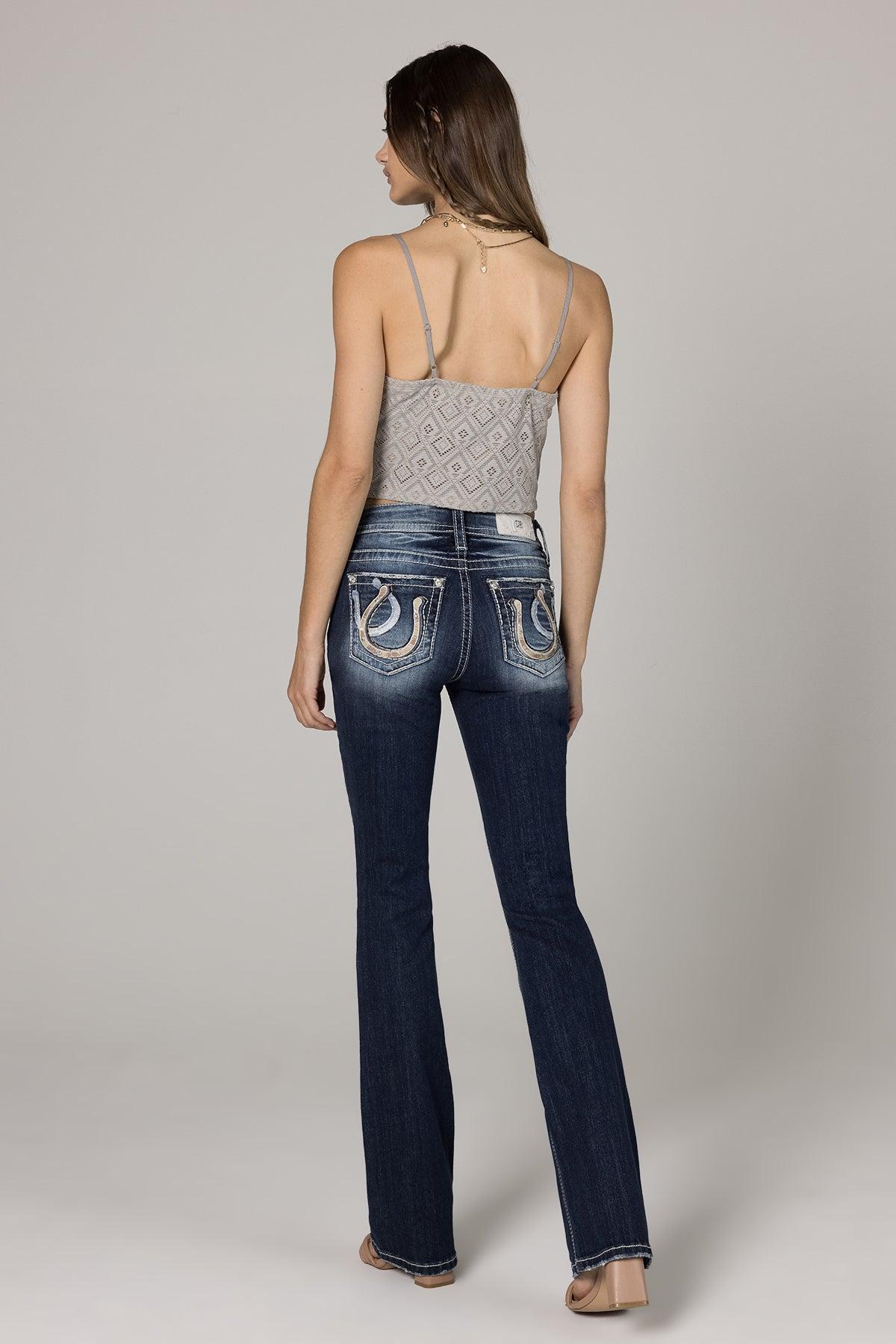 Double Horseshoe Bootcut Jeans Product Image