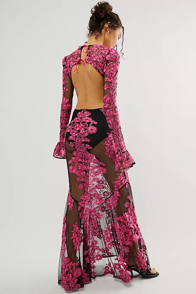 For Love & Lemons Temecula Cut Out Maxi Dress Product Image